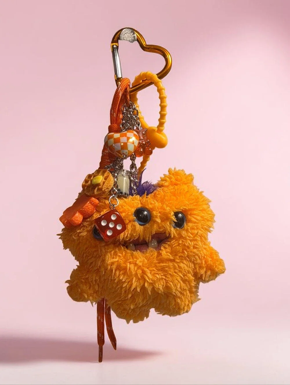 Fuggler Orange Keychain Bag Charm